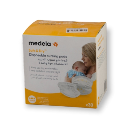 Picture of MEDELA DISPOSABLE NURSING PADS 30'S