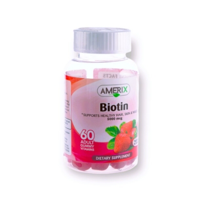 Picture of AMERIX GUMMY BIOTIN 5000 MCG 60'S