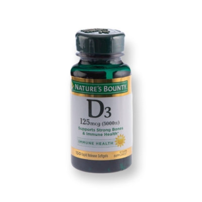 Picture of Nature's Bounty VITAMIN D3 125mcg 5000 IU 150 CAP