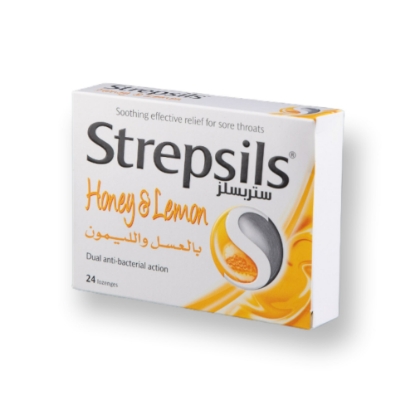 Picture of STREPSILS HONEY LEMON 24 LOZENGES