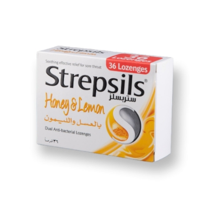 Picture of STREPSILS HONEY LEMON 36 LOZENGES