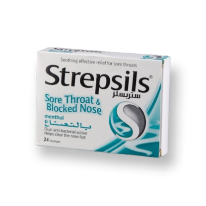 Picture of STREPSILS MENTHOL 24  LOZENGES