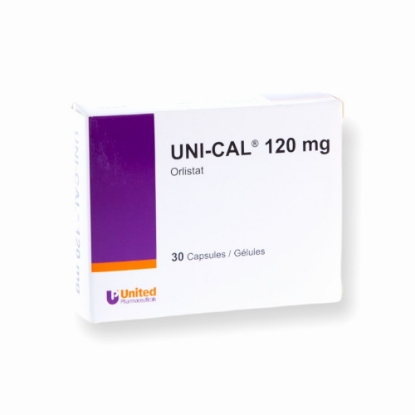 Picture of UNI-CAL (ORLISTAT) 120MG 30 CAPS