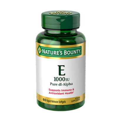 Picture of NATURE'S BOUNTY VITAMIN E-1000 IU 60'S