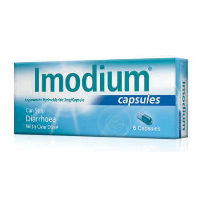 Picture of IMODIUM 2 MG 6 CAPSULES