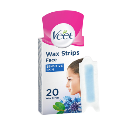 Picture of VEET WAX STRIPS SENSITIVE SKIN FACE 20'S