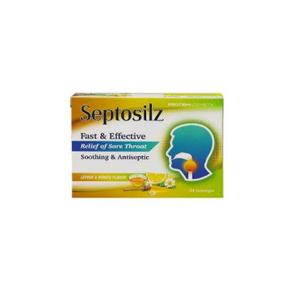 Picture of SEPTOSILZ LEMON & HONEY 24 LOZENGES