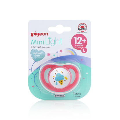 Picture of PIGEON MINI LIGHT PACIFIER  L/SIZS +12 MONTHS