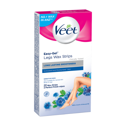 Picture of VEET WAX STRIPS SENSITIVE SKIN BODY&LEGS 20'S