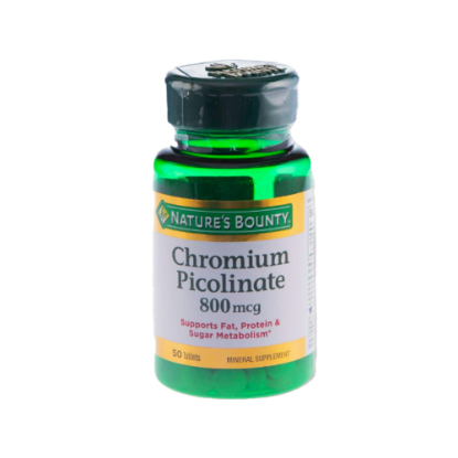 Nature's Bounty CHROMIUM PICOLINATE 800MCG 50 TAB 