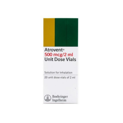 Picture of ATROVENT 500 MCG 20 VIALS