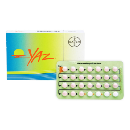 YAZ CONTRACEPTIVES TABLETS 28 PIECES