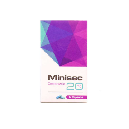 MINISEC 20 MG CAPSULES 14'S