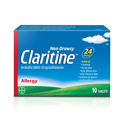 CLARITINE 10 MG 10 TAB