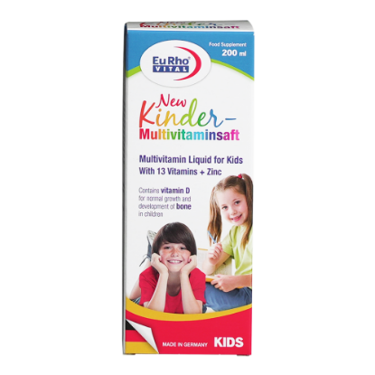 EURHO VITAL NEW KINDER MULTI-VITAMIN SYRUP 200ML