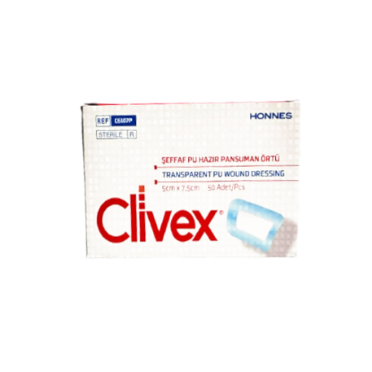 CLIVEX WATER PROOF DRESSING 5cm X 7.5cm 50 pcs