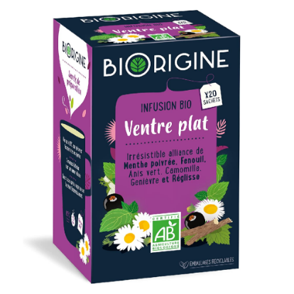 BIORIGINE INFUSION VENTRE PLAT 20 SACHETS