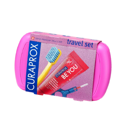 CURAPROX TRAVEL SET ( PINK )