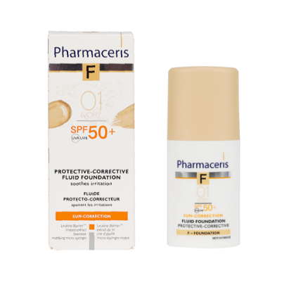 PHARMACERIS SUN-CORRECTION FLUID SPF50+ IVORY 01 30 ML