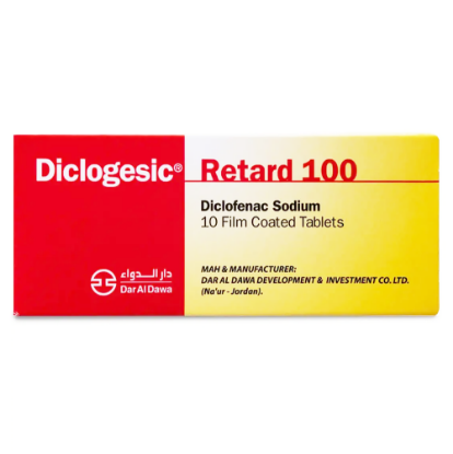 DICLOGESIC RETARD 100MG PAIN KILLER 10 TABLETS