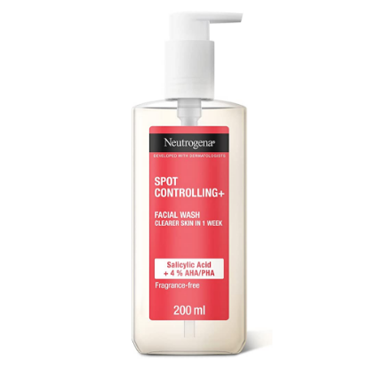 NEUTROGENA SPOT CONTROLING+ FACIAL WASH 200ML