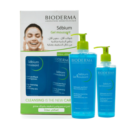 BIODERMA SEBIUM FOAMING GEL 500 ML+200 ML OFFER