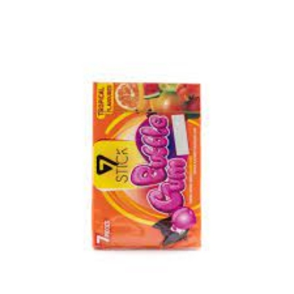 STICK BUBBLE Tropical Gum - 75 Pieces