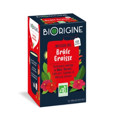 BIORIGINE Infusion Bio Brule Graisse - 20 Sachets