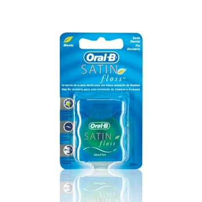 ORAL-B SATIN DENTAL FLOSS MINT