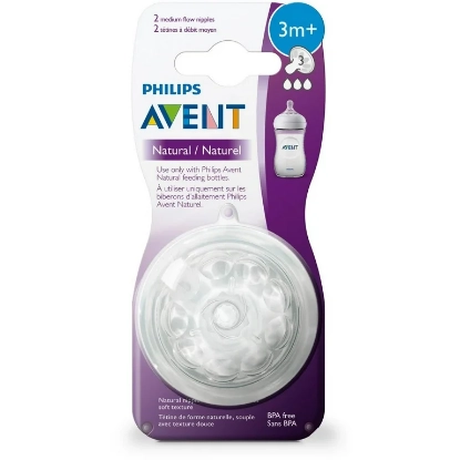 AVENT Natural Nipple 3M+