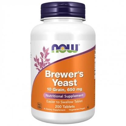 NOW BREWER'S YEAST 650 MG 200 TAB