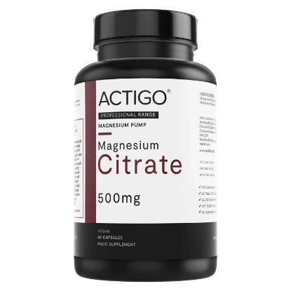 Actigo Magnesium Citrate 500 mg - 60 Capsules