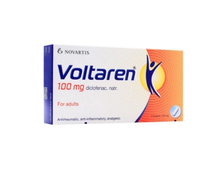 VOLTAREN 100 MG 5 SUPP