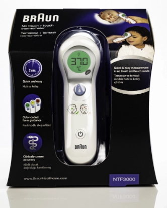 Picture of BRAUN NO-TOUCH THERMOMETER NTF 3000