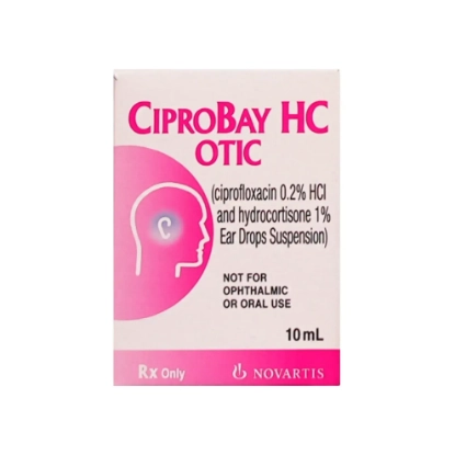 Picture of Ciprobay HC Otic Suspension 10ml