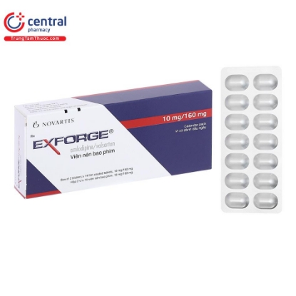 Exforge 10 mg / 160 mg - 28 Tablets