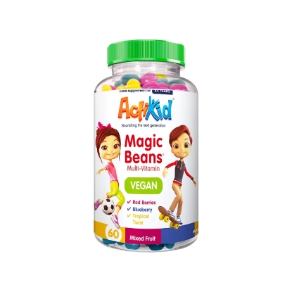 Actikid Mixed Fruit Magic Beans Multivitamin 60 Capsules