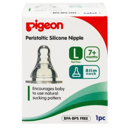 PIGEON SILICONE NIPPLE L/S