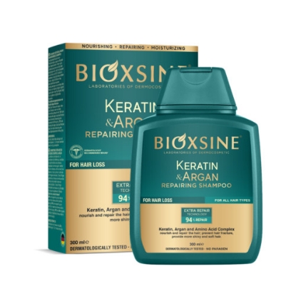 Picture of BIOXCIN Keratin & Argan Repairing Shampoo 300ml