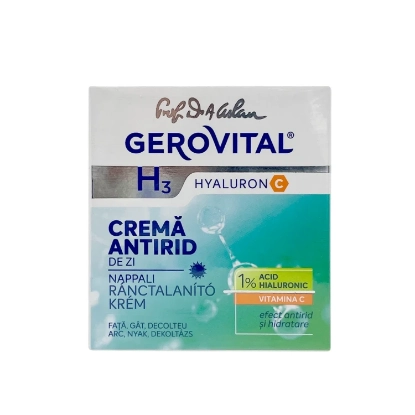 Gerovital Anti-Wrinkle Hyaluronic Acid Day Cream - 50ml