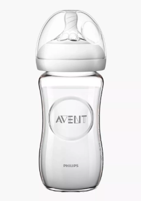 Picture of AVENT Natural Feeding Bottle Glass 240ml 6236