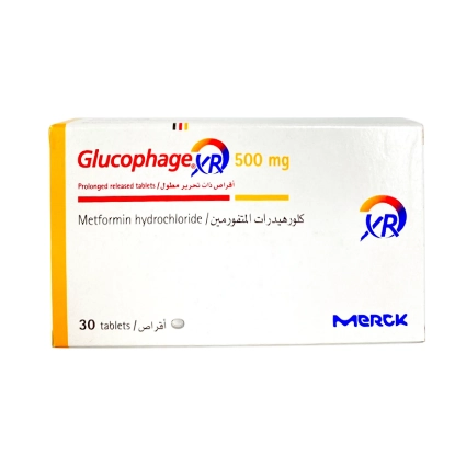 GLUCOPHAGE XR 500 MG 30'S TABLET