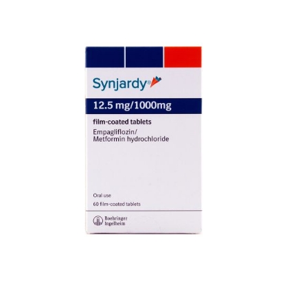 SYNJARDY 12.5/1000 MG - 60 Tablets