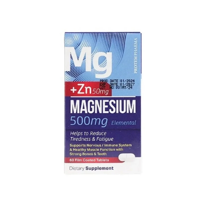 Protem Pharma MAGNESIUM 500 MG – 60 Tablets